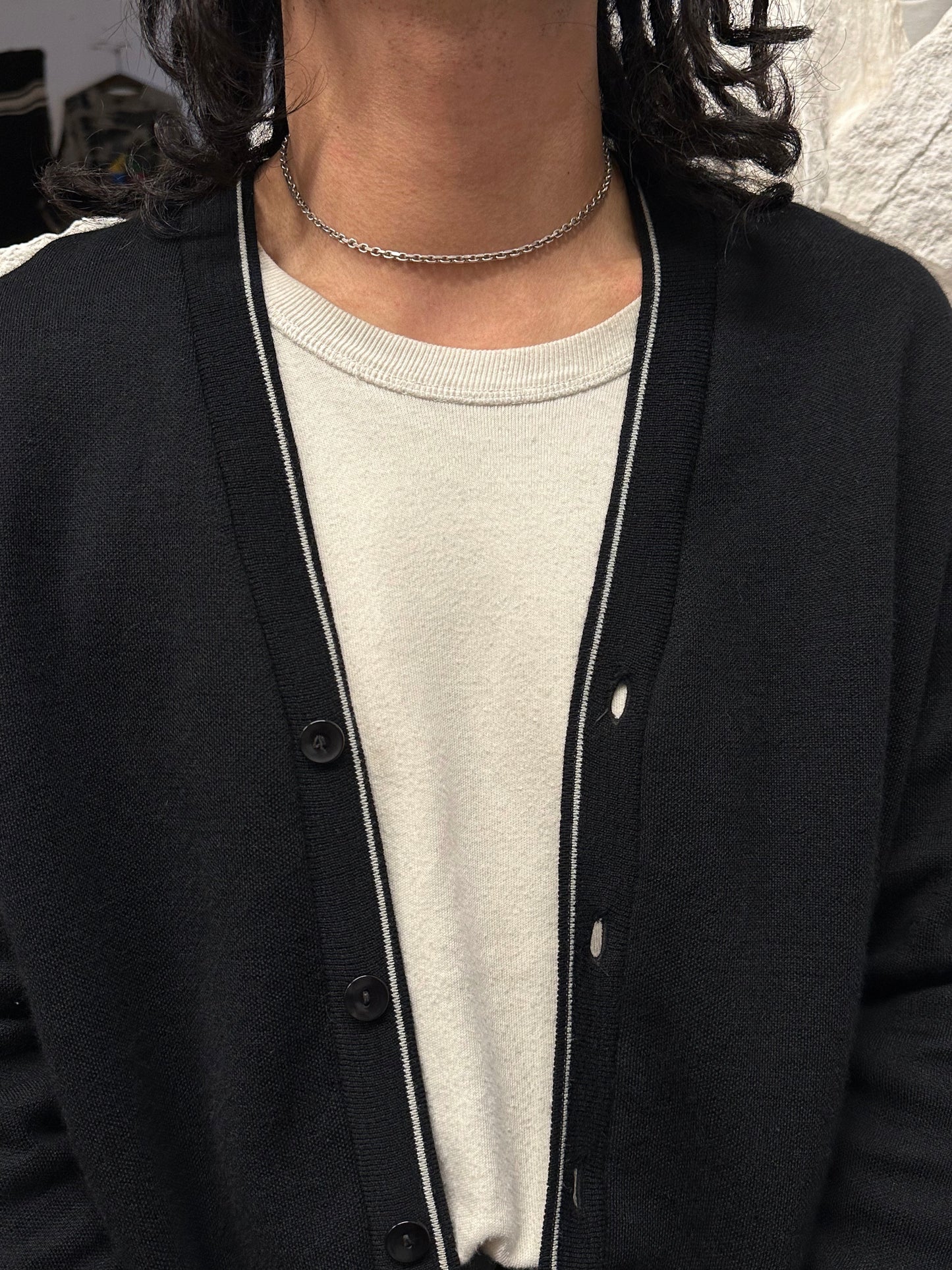 60's 60年代 Czechoslovakia チェコスロバキア Wool cardigan ウール カーディガン Vintage ヴィンテージ Toto 古着屋  古着 プラハ Praha Prague Vintage store Vintage clothing ユーロ古着 ヨーロッパ古着 古着卸 Black 黒