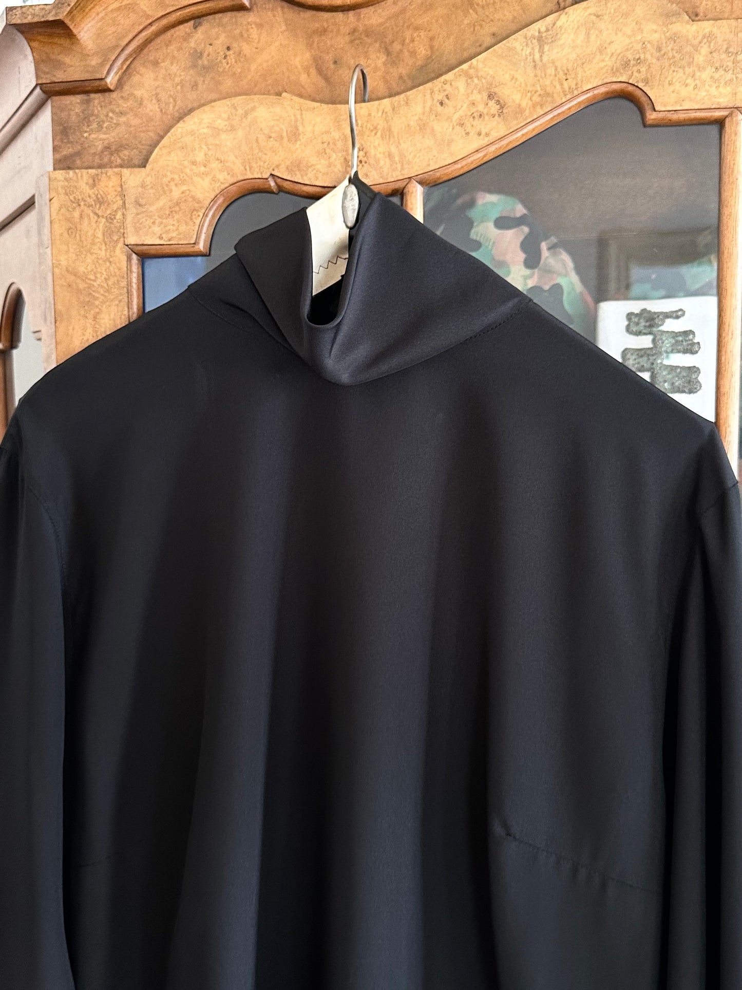 Big size stand collar shirt