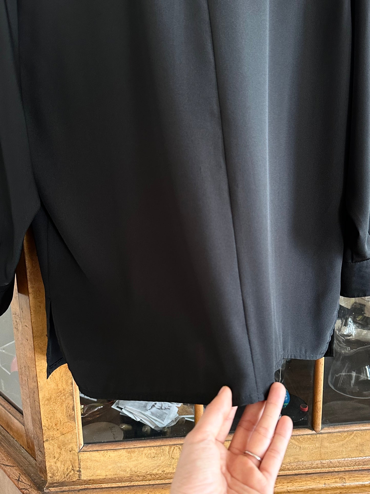 Big size stand collar shirt