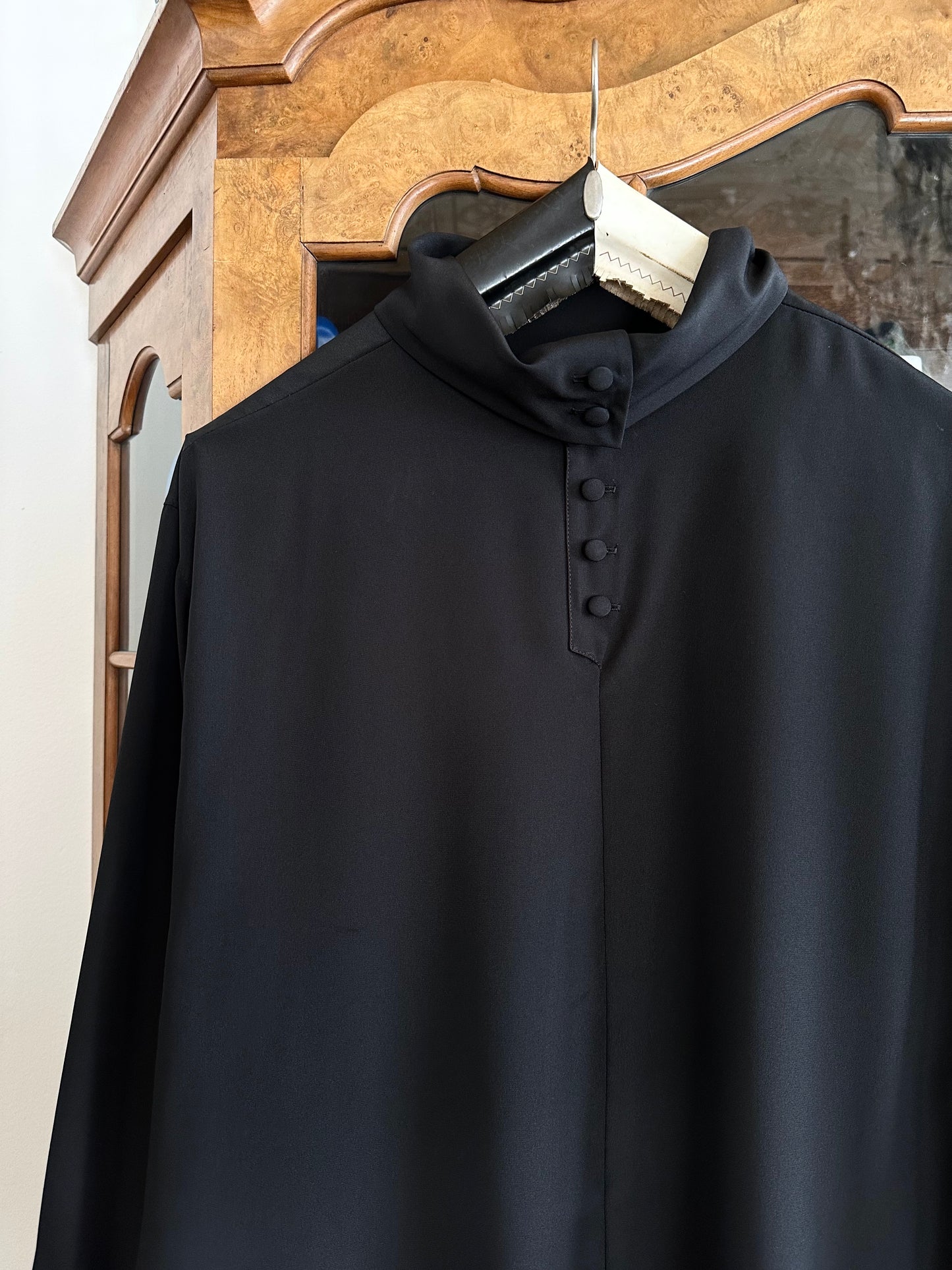 Big size stand collar shirt