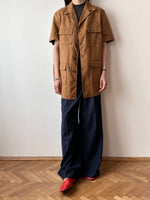 Belle Jardiniere ベルジャルディニエール ベル ジャルディニエール フランス フレンチヴィンテージ 古着 ヴィンテージ France french vintage cotton canvas safari jacket サファリジャケット ワークシャツ work shirt jacket ワークジャケット