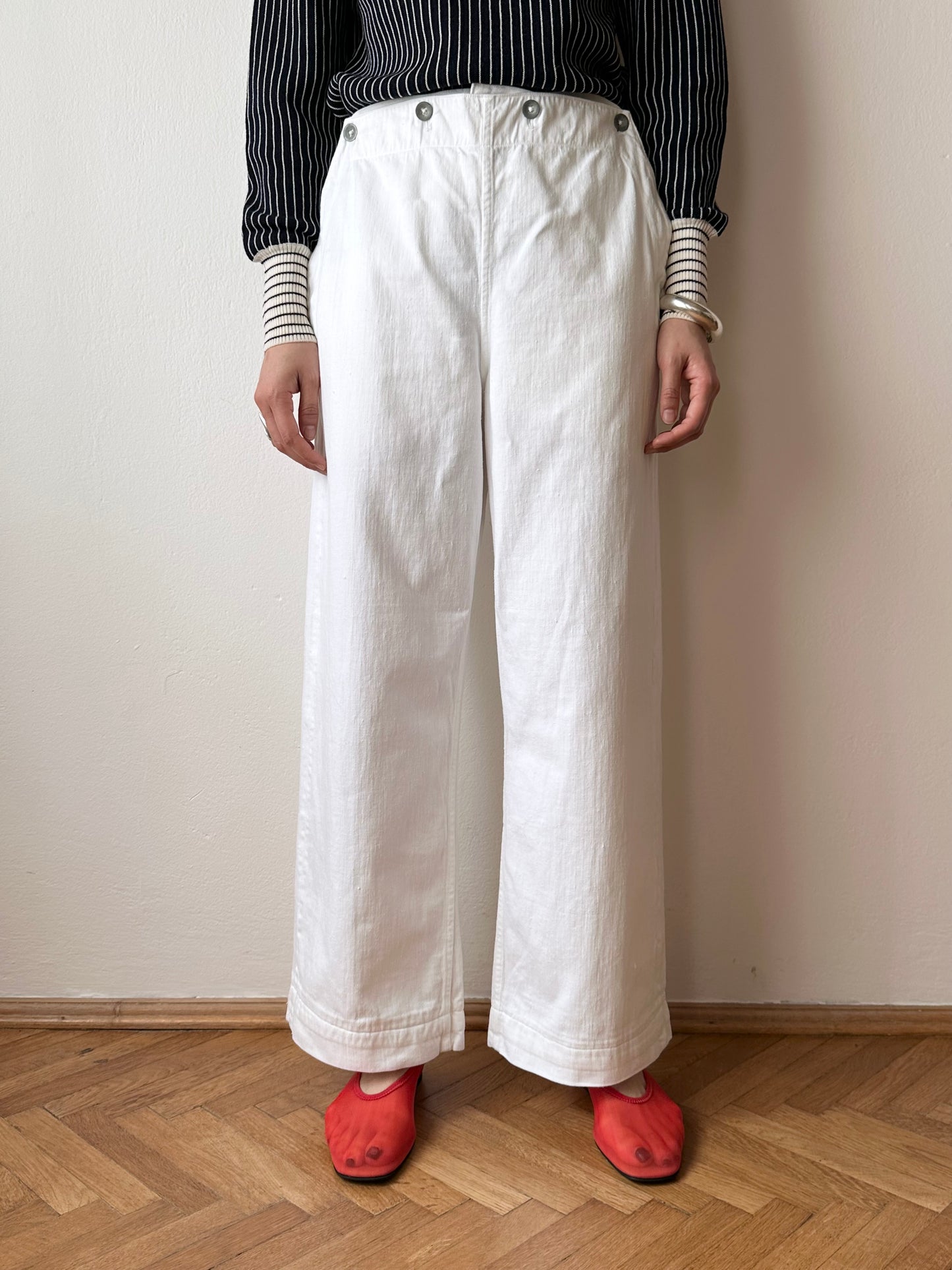 40-50s vintage sailor pants, perfect condition