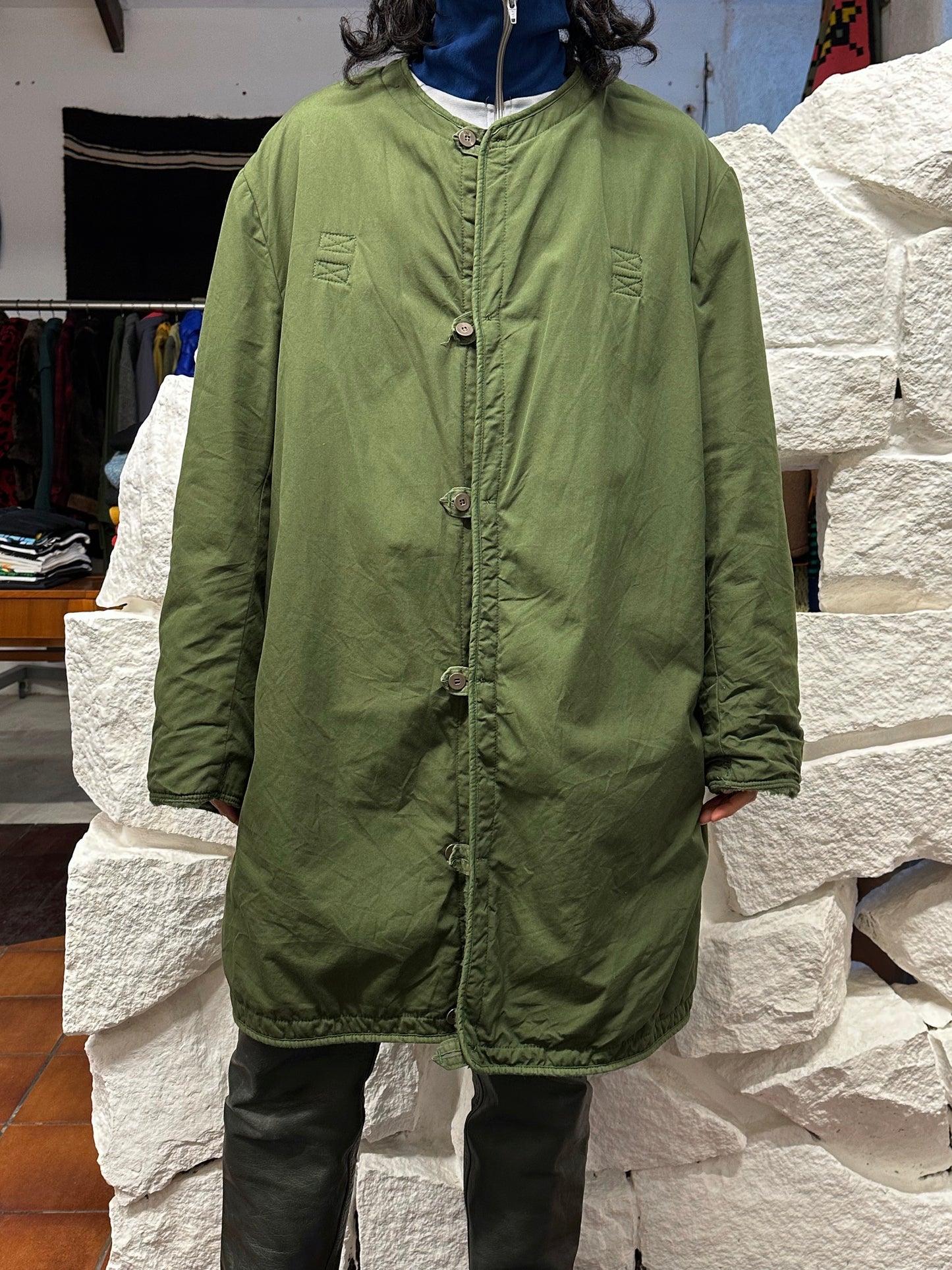 Swedish Army Military 60's 70's M59 Boa Liner Vintage Toto Praha Vintage store Vintage clothing スウェーデン軍 ボア ライナー 軍物 ミリタリー プラハ 古着屋 古着 ヴィンテージ 60年代 70年代 ユーロ古着 ヨーロッパ古着 古着卸 ユーロミリタリー  ヨーロッパミリタリー