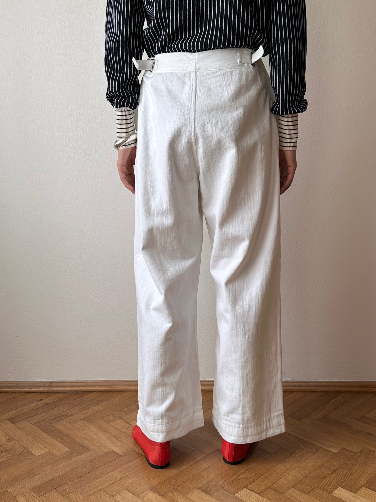40-50s vintage sailor pants, perfect condition