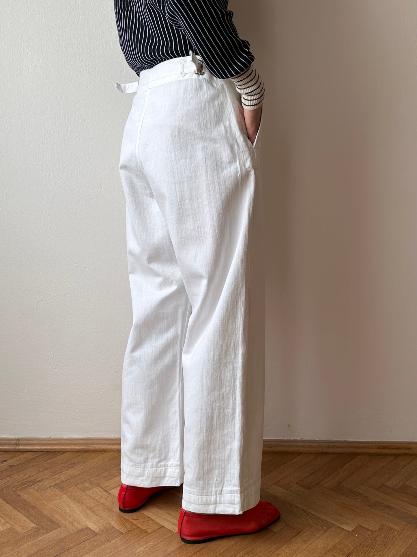 40-50s vintage sailor pants, perfect condition