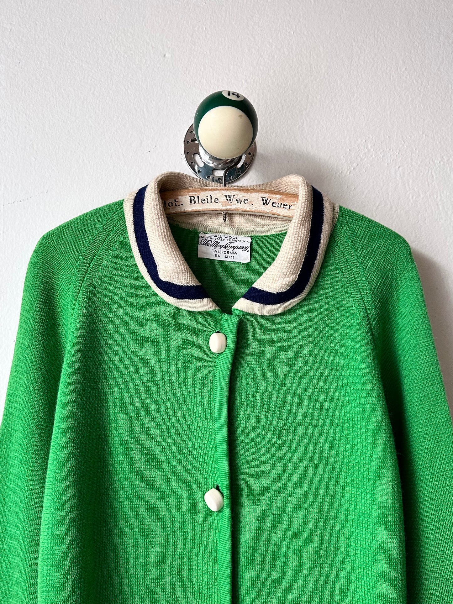 1950s the may company wool jacket