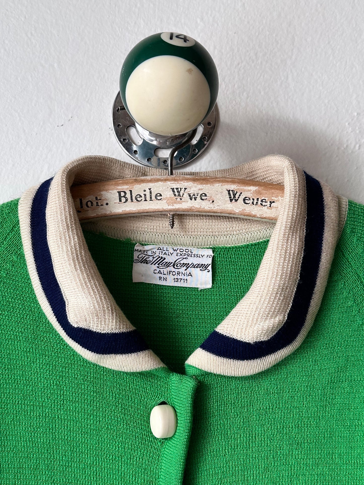 1950s the may company wool jacket