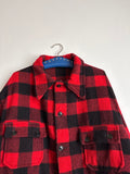 Buffalo plaid wool jacket - XL