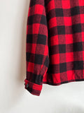 Buffalo plaid wool jacket - XL