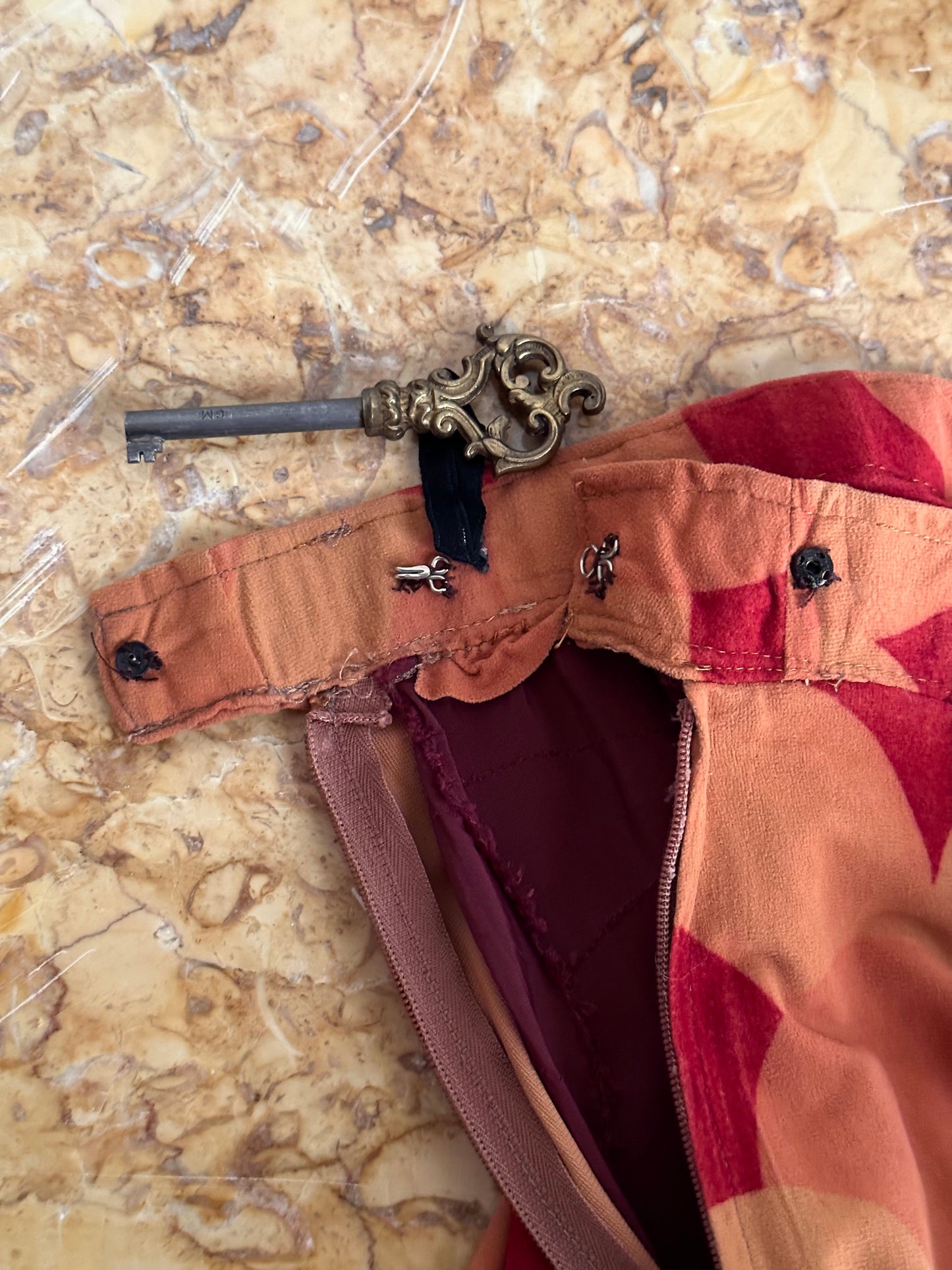 vintage handmade skirt W28