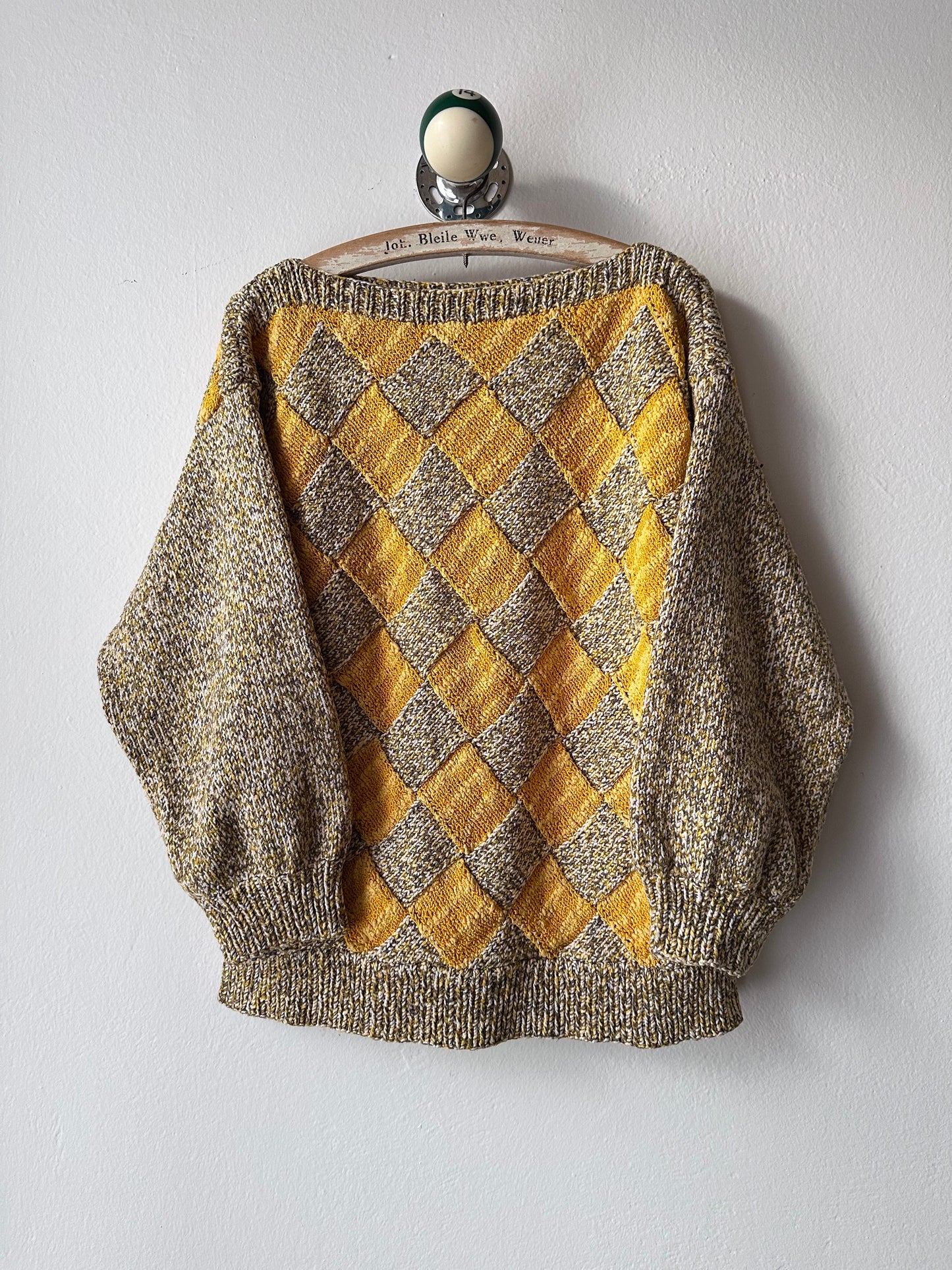 handmade block sweater