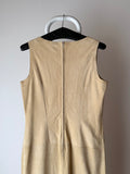 90s Italy mousse suede dress
