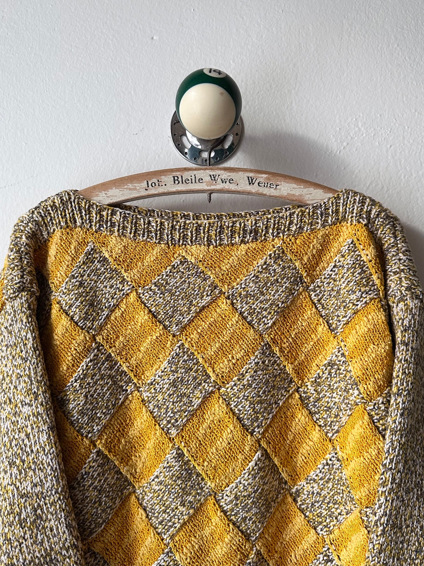 handmade block sweater
