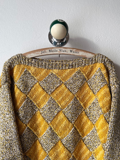 handmade block sweater