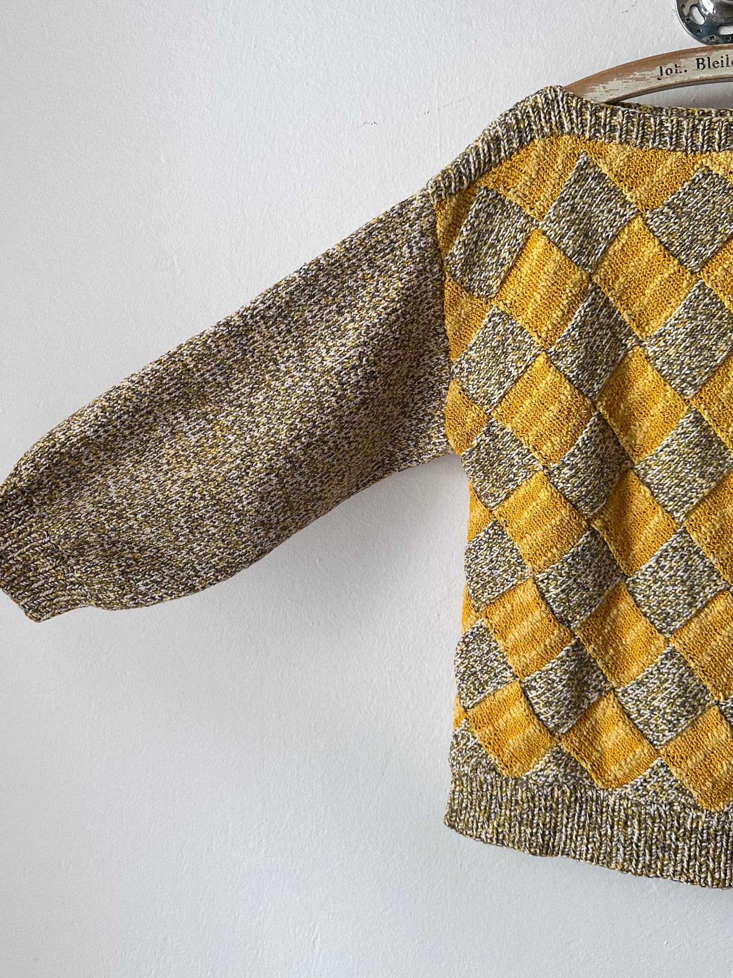 handmade block sweater