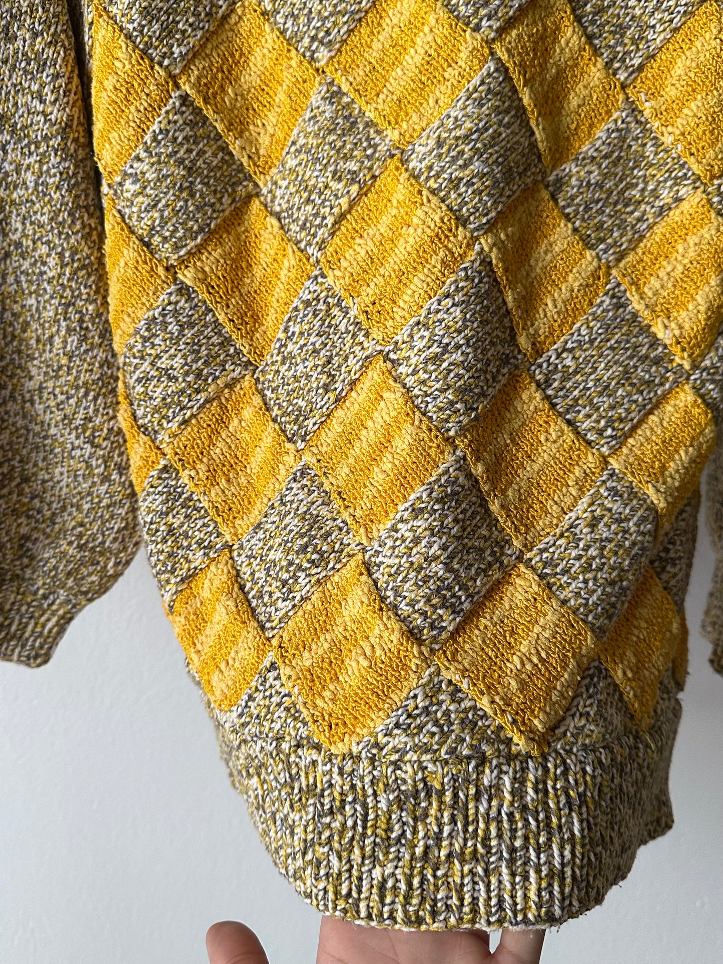 handmade block sweater