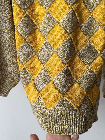 handmade block sweater
