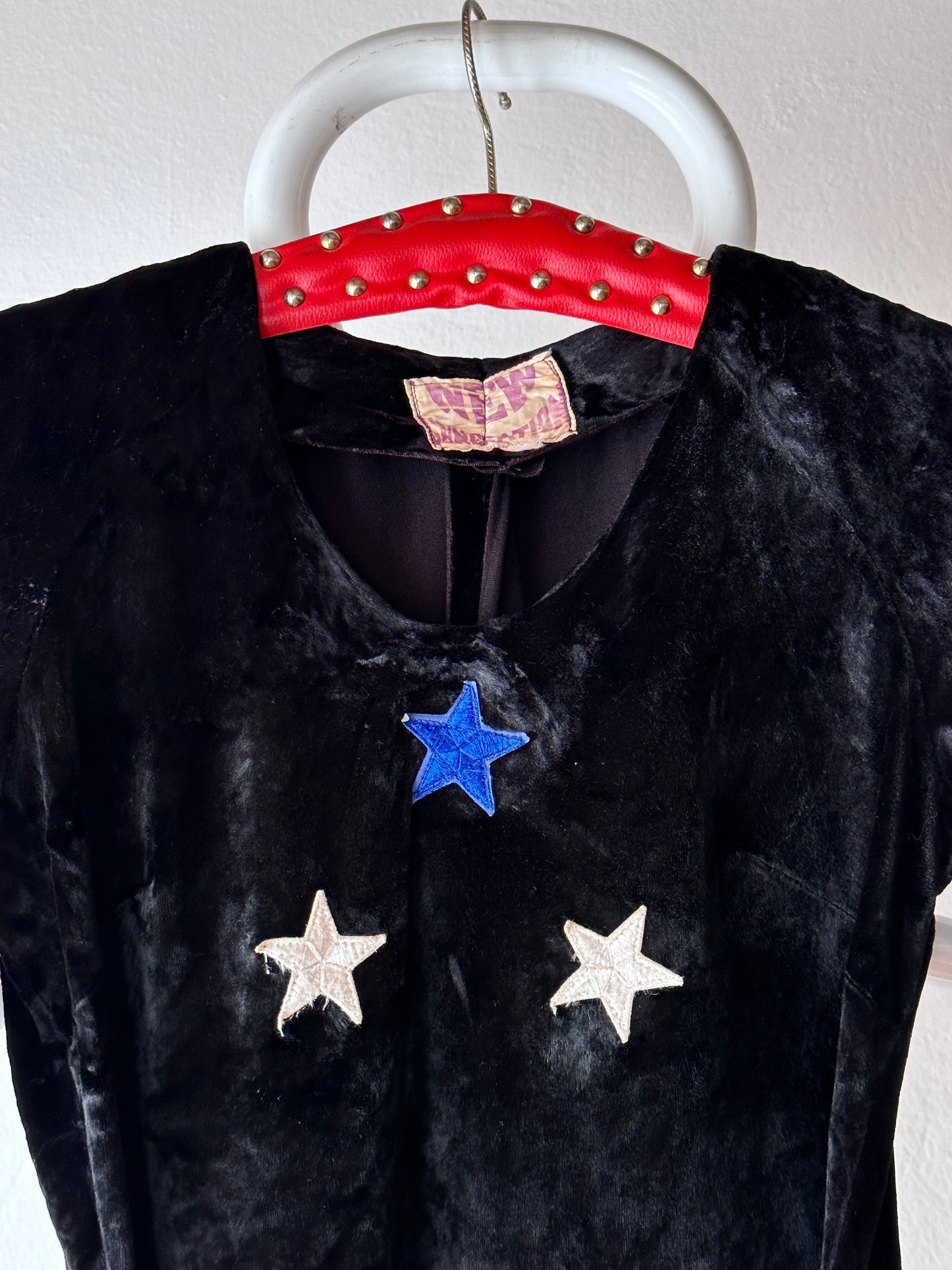 70-80s London velvet top