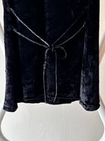 70-80s London velvet top