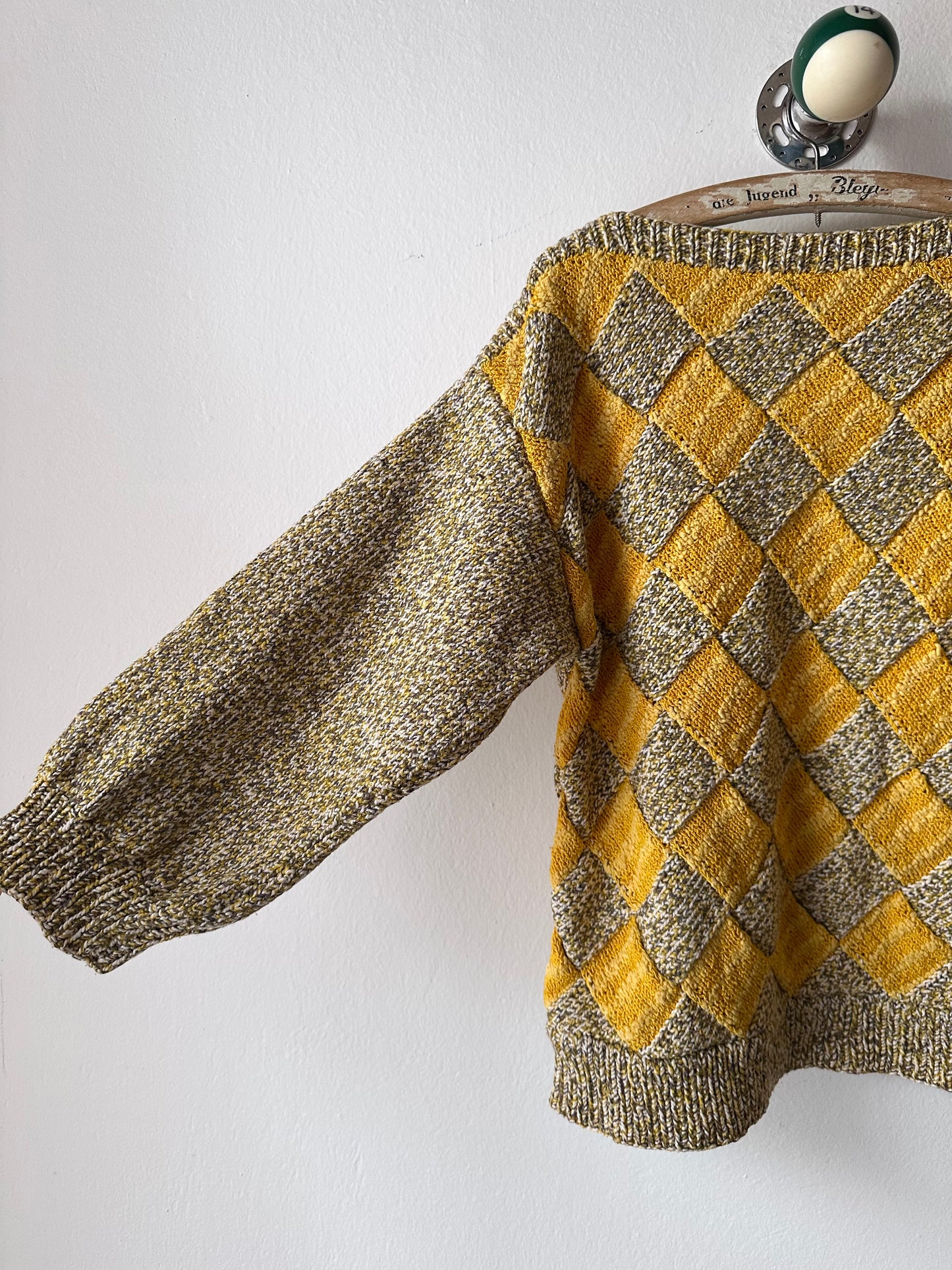 handmade block sweater