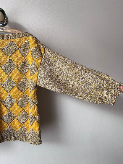 handmade block sweater