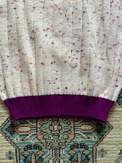 70s acryl knit polo