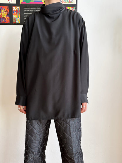 Big size stand collar shirt