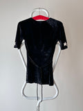 70-80s London velvet top