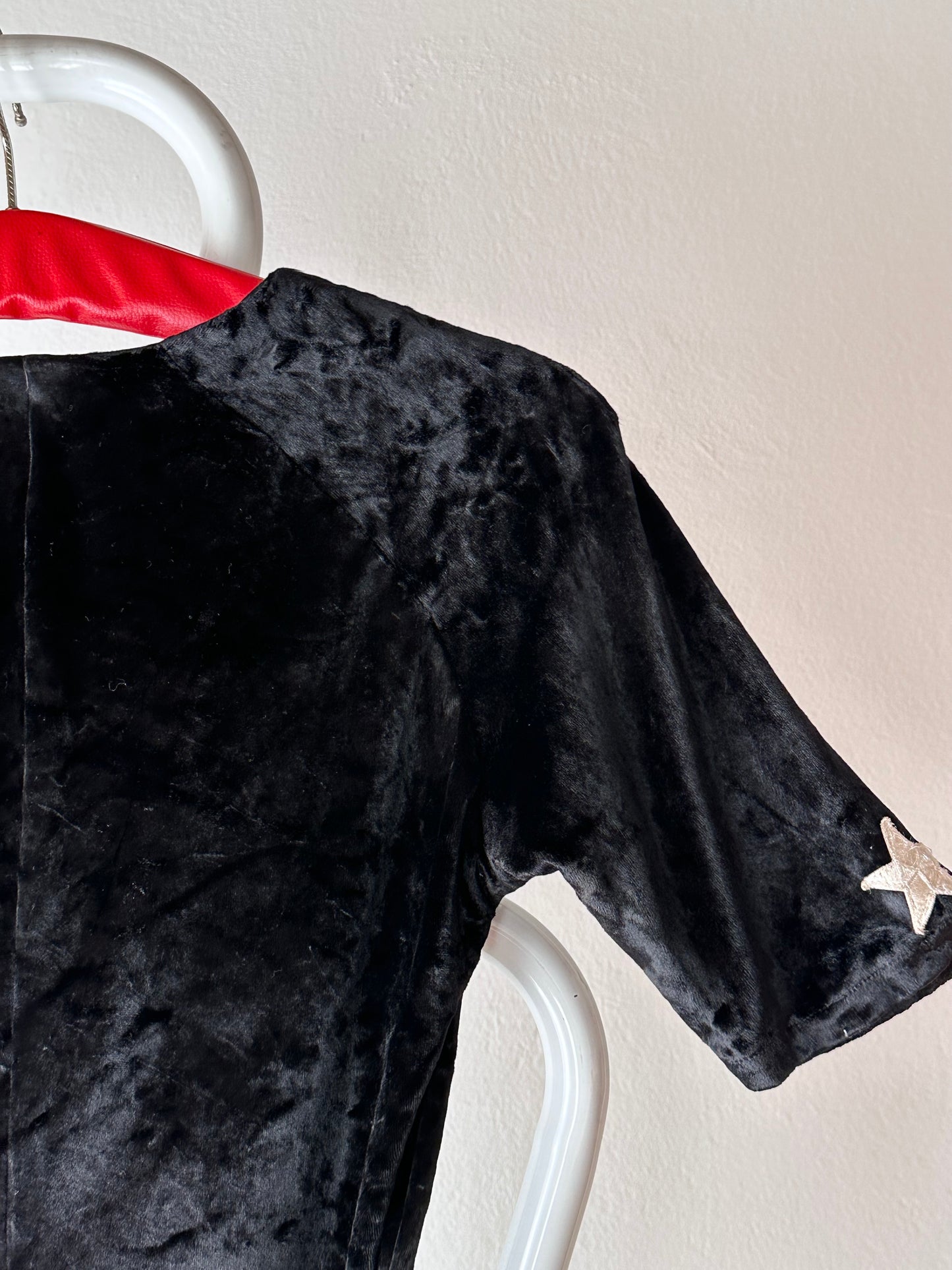 70-80s London velvet top