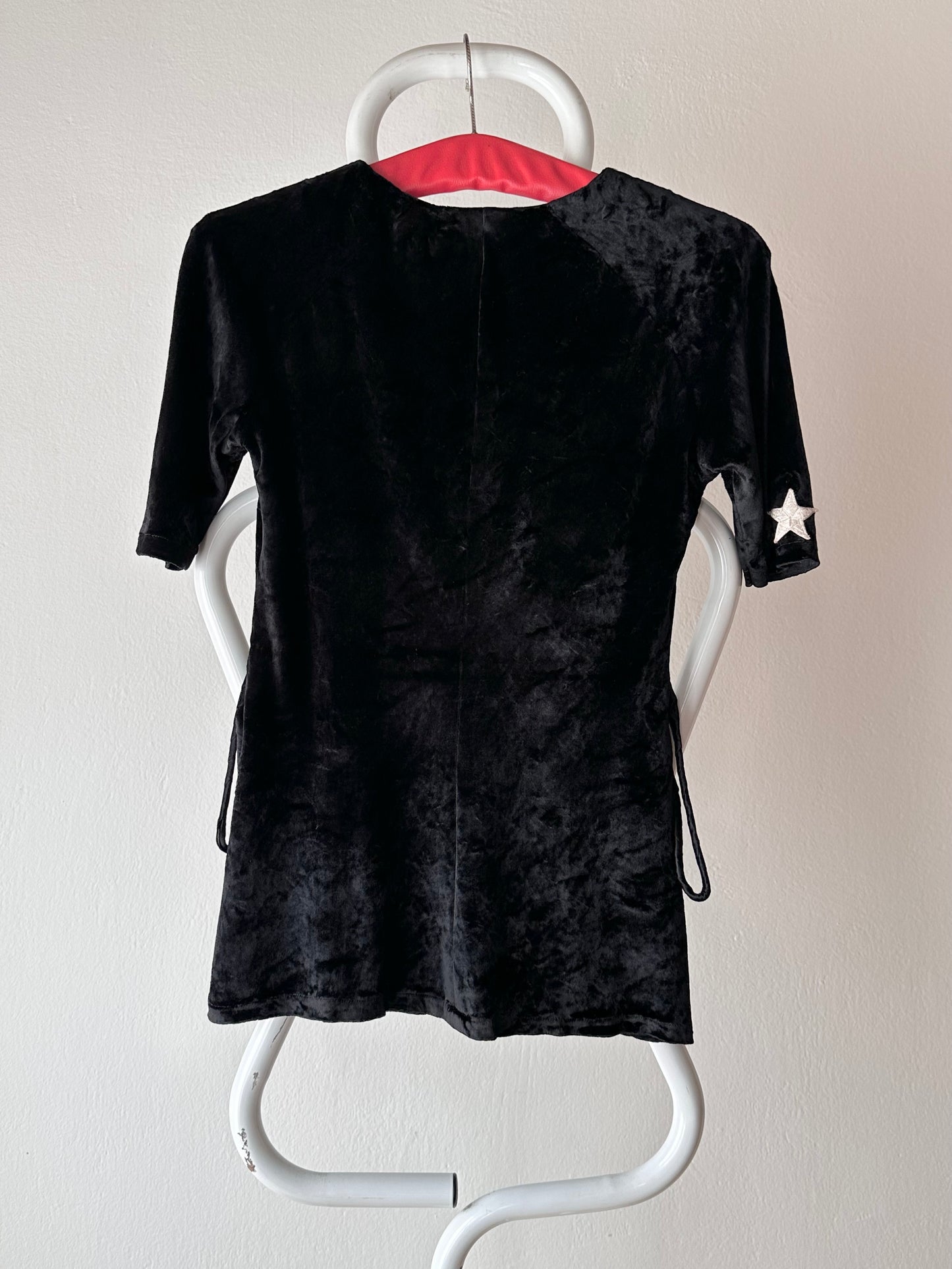 70-80s London velvet top