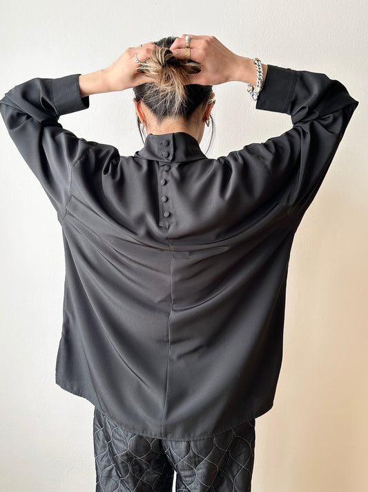 Big size stand collar shirt