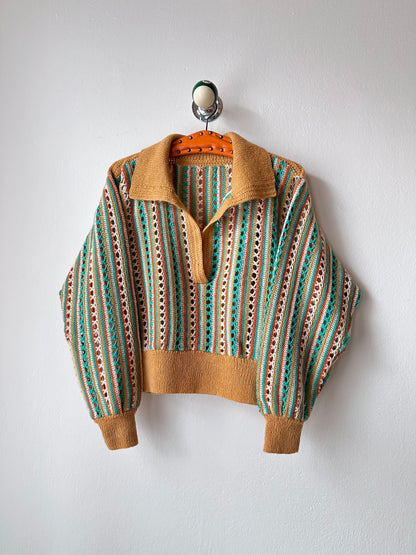 mesh knit polo handmade in Berlin