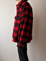 Buffalo plaid wool jacket - XL