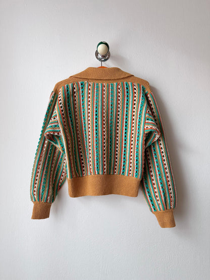 mesh knit polo handmade in Berlin