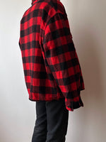 Buffalo plaid wool jacket - XL