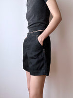 60s France black shorts, dead stock