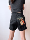 60s France black shorts, dead stock