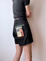 60s France black shorts, dead stock