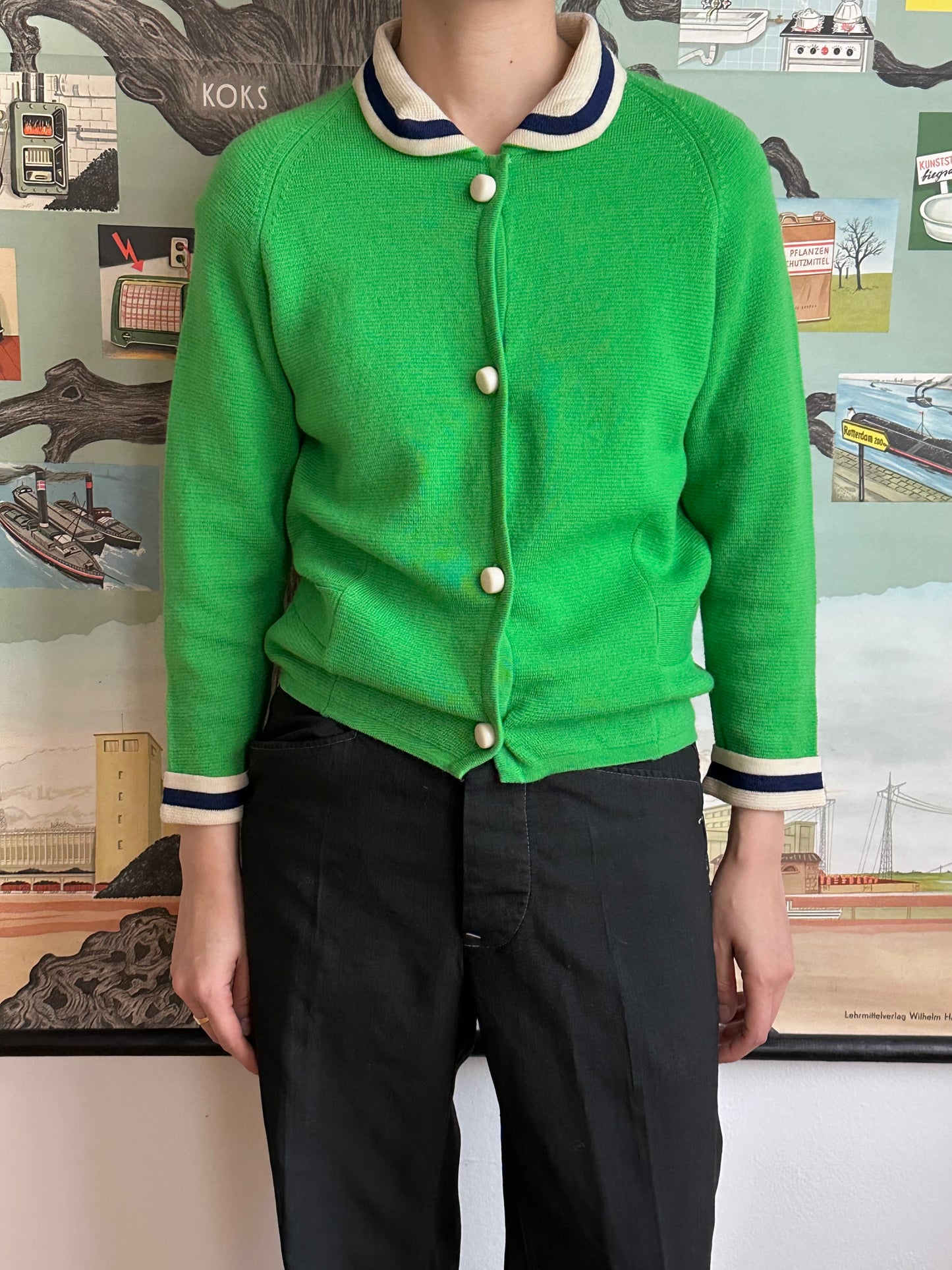 1950s the may company wool jacket