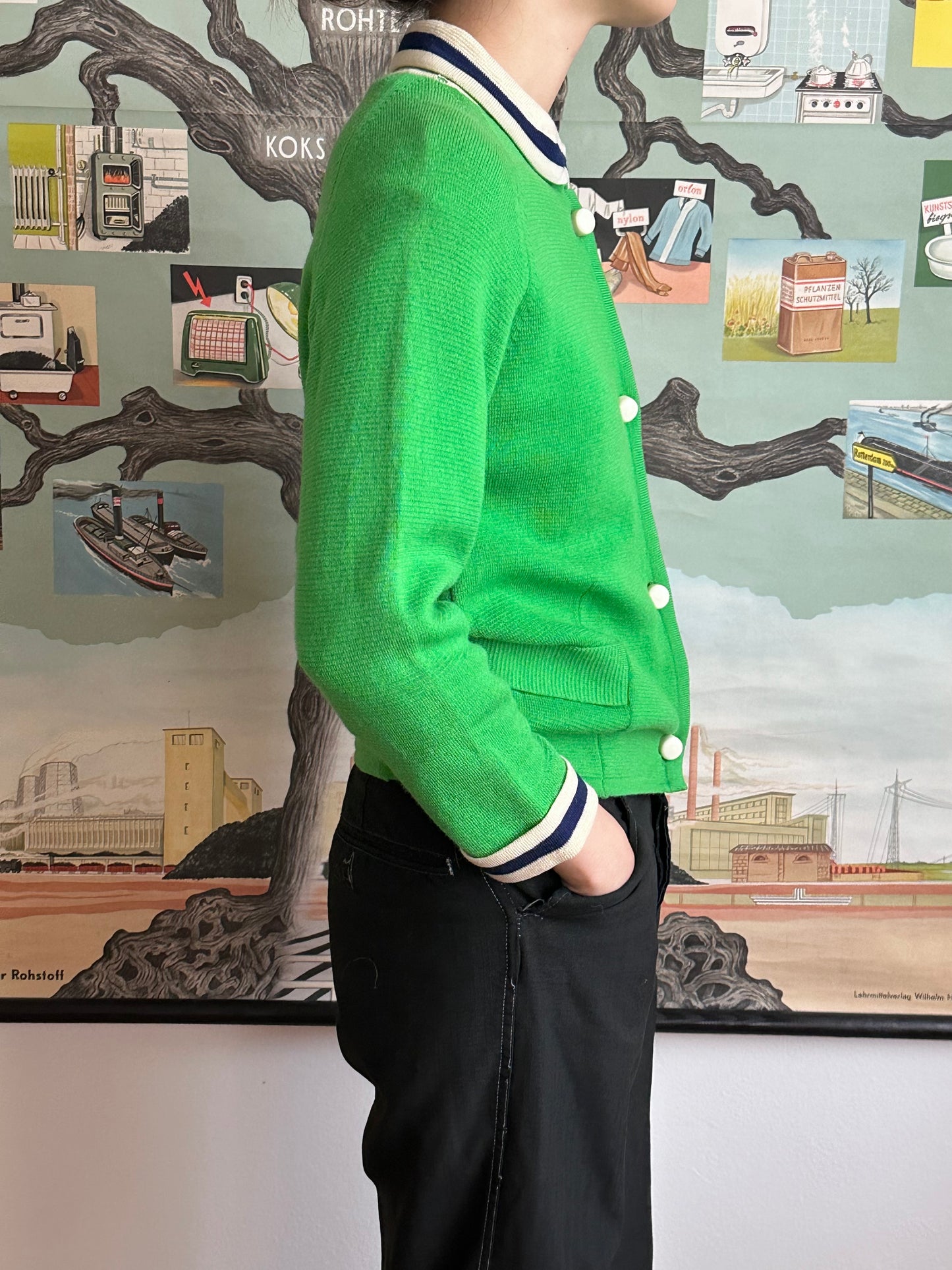 1950s the may company wool jacket