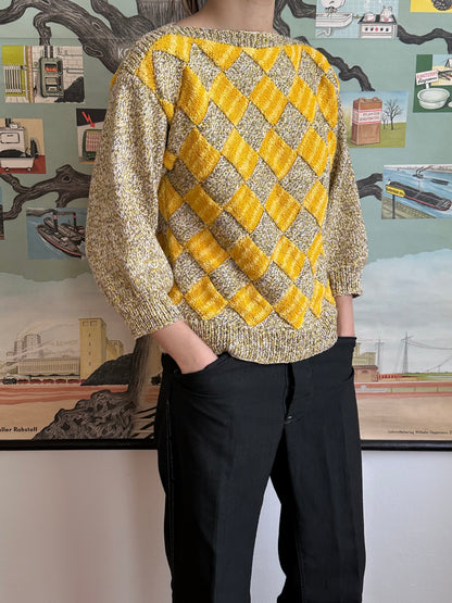 handmade block sweater