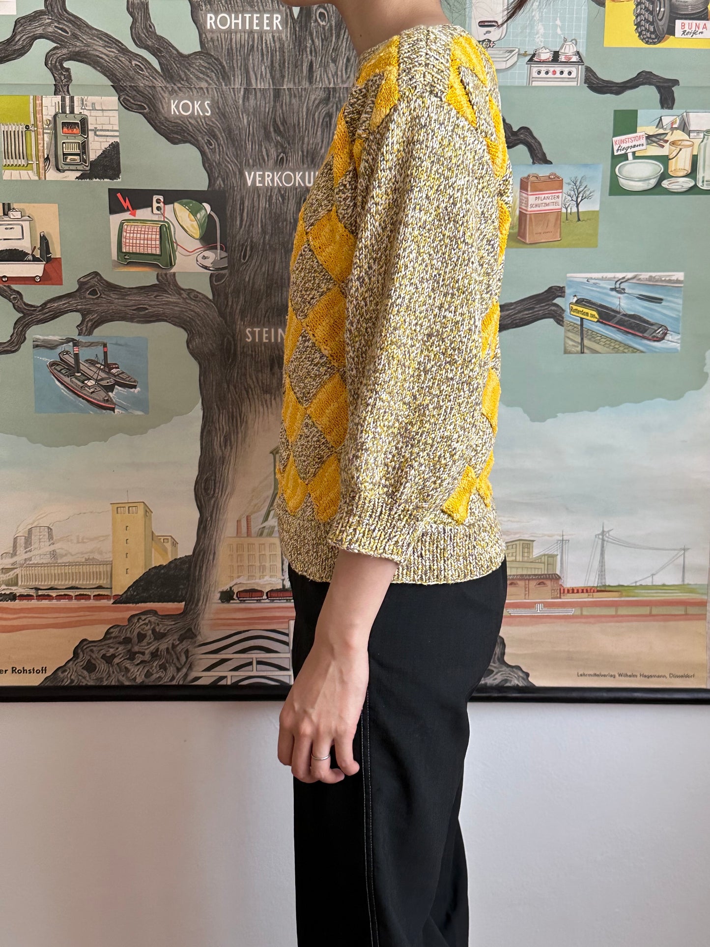 handmade block sweater