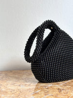 tiny black beads bag