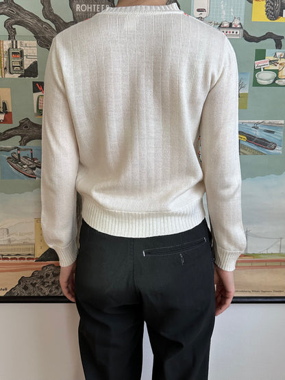 80s kids acryl cardigan