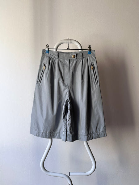 80s West German gray sport shorts