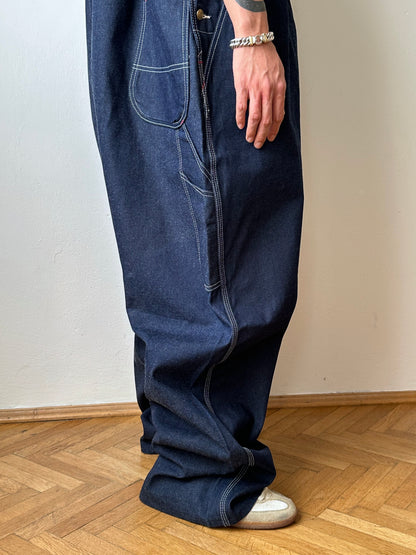 Oversized Dickies denim overalls