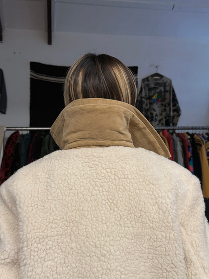 70's VEB wool pile boa jacket