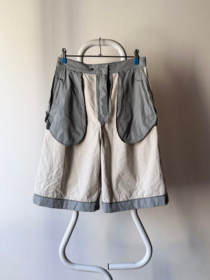 80s West German gray sport shorts