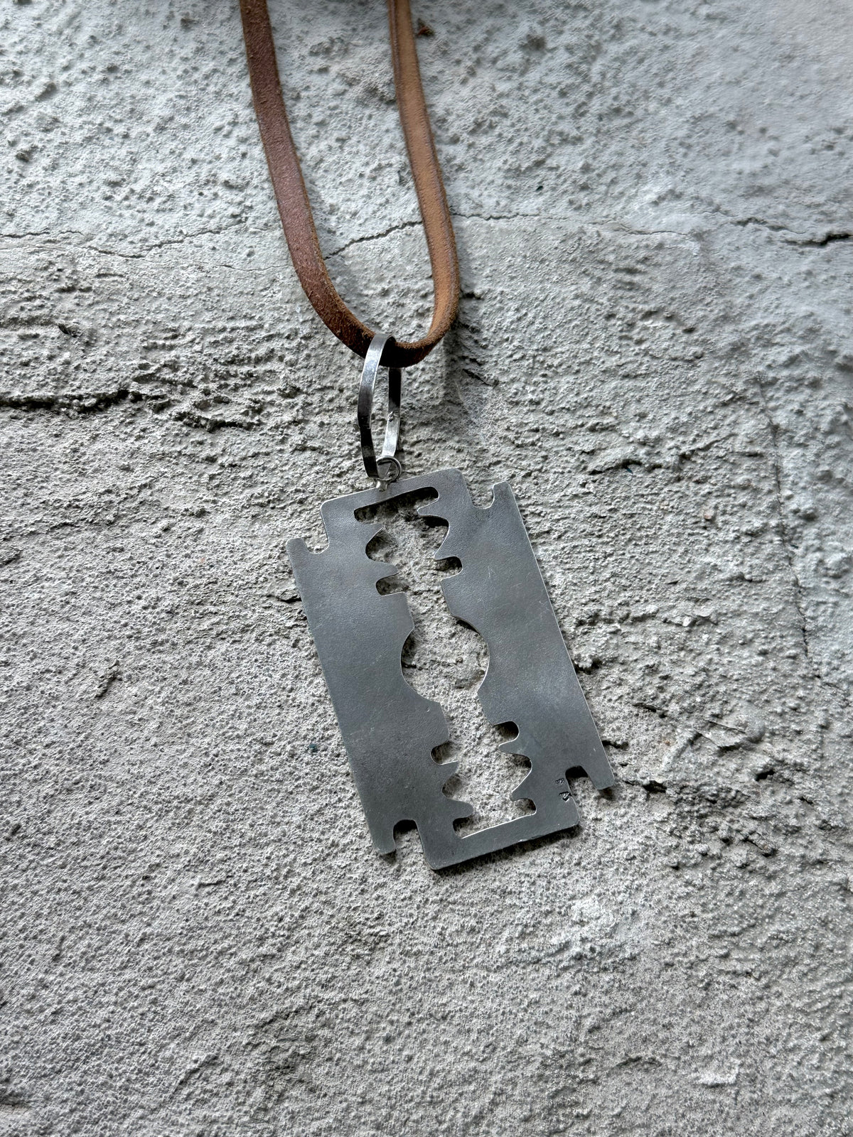 Biiig razor blade Ag925