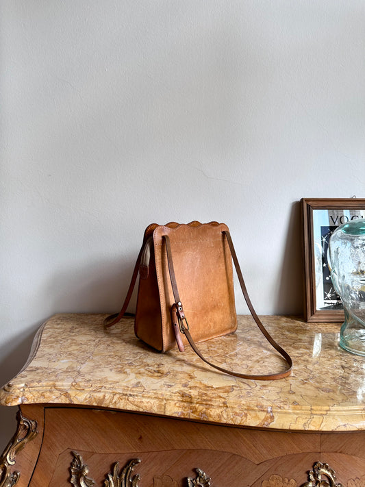 pieniny leather shoulder bag